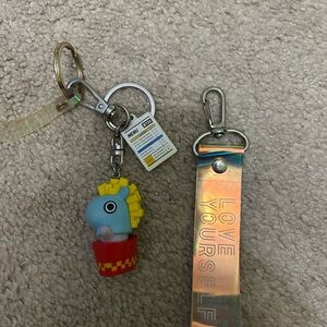 BTS J-Hope Keychain and Wrist Strap Set